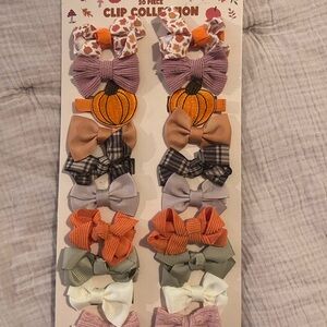 Girls Hair Bows - Fall/Autumn